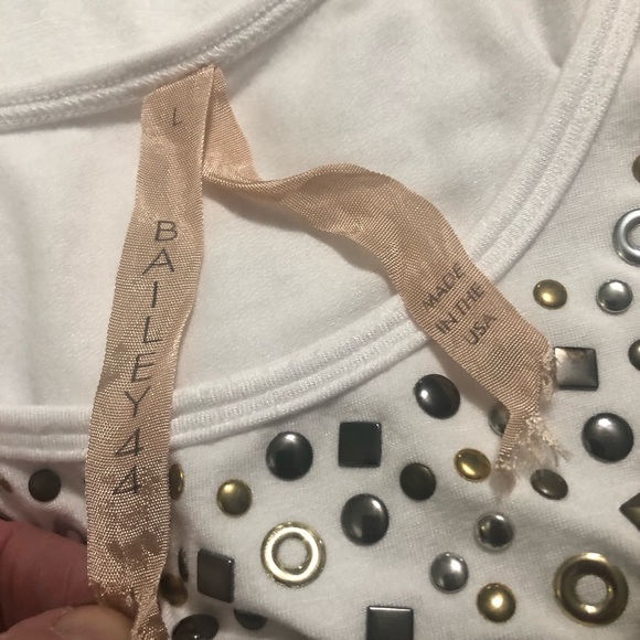 Bailey 44 Studded White Tank - Picture 4 of 4